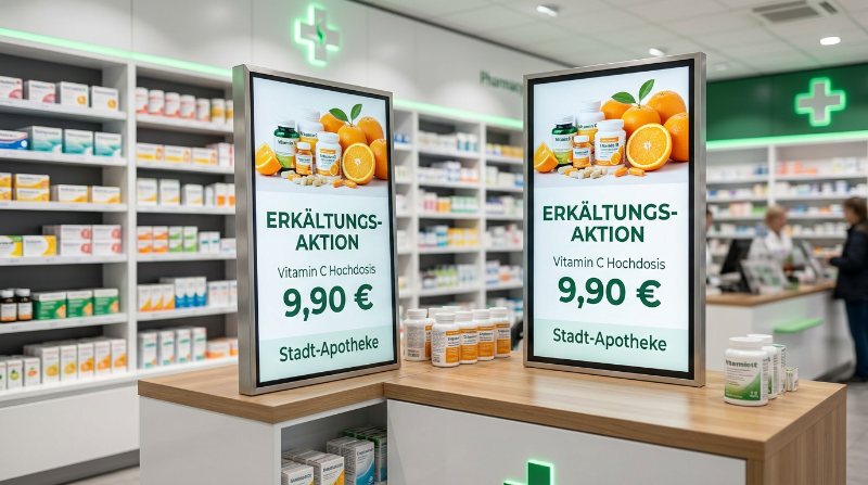 Displays in der Apotheke