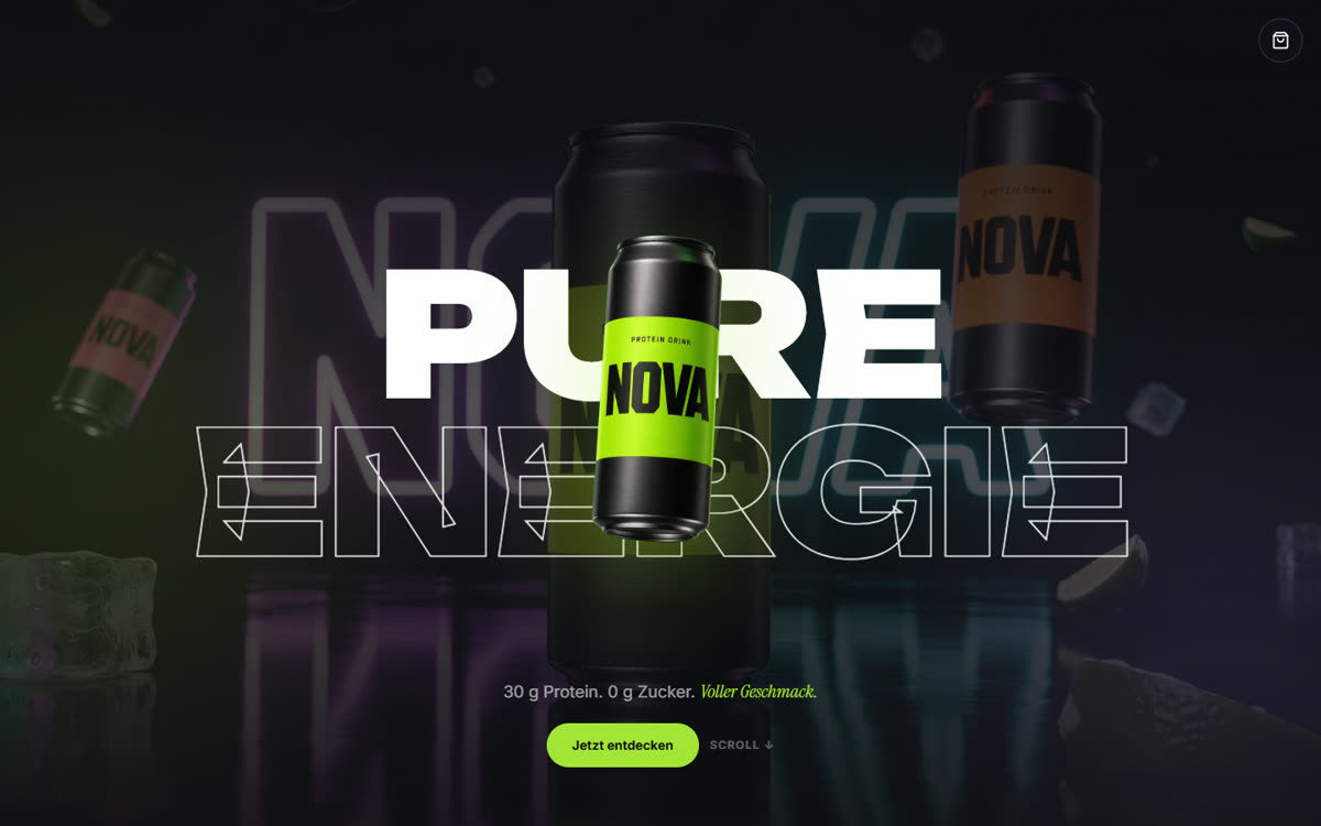 NOVA High-End-Showcase mit KI-Werbespot